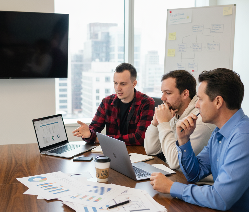 VeriSnapp team collaborating